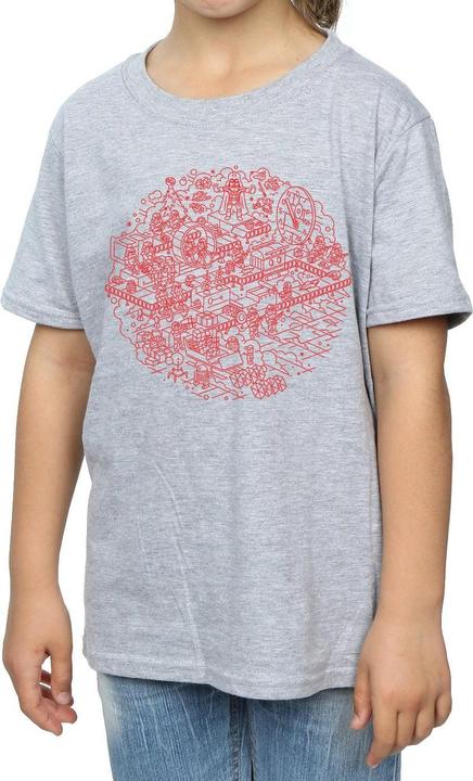 Produktbild Star Wars Christmas Death Star TShirt Mädchen (128)