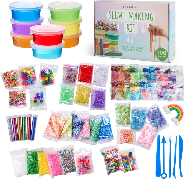The twiddlers Ultimate Slime Making Kit 100 Stück