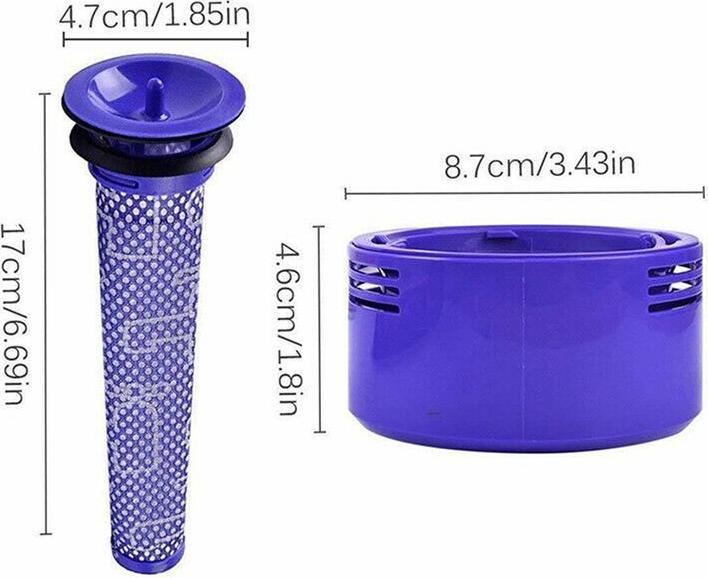 Produktbild Hermex Alternative Ersatzstaubsaugerfilter-Set für Dyson Vor- und Nachmotor