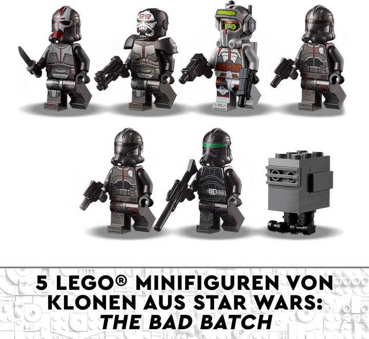 Actual product image LEGO Attack Shuttle from The Bad Batch (75314, LEGO Star Wars)