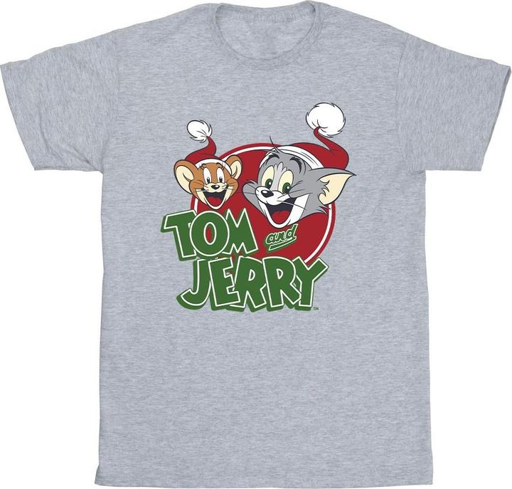 Produktbild Tom & Jerry Christmas Hat Logo TShirt (5XL)