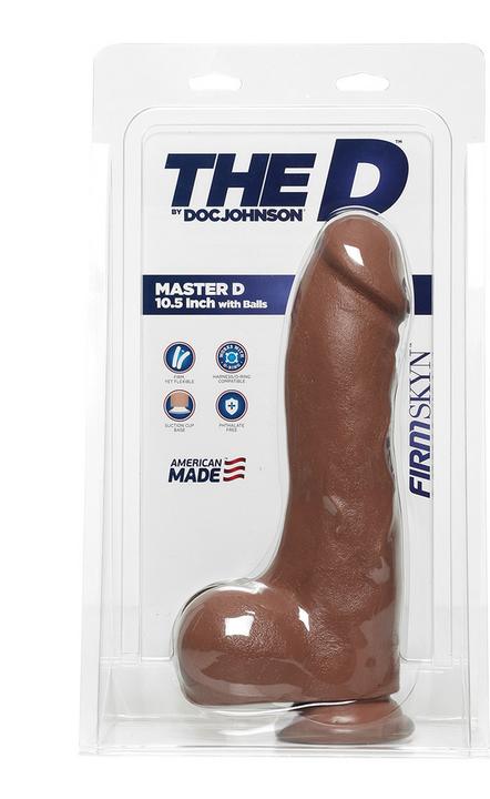 Image du produit Doc Johnson Master D - 10.5 Inch w Balls Firmskyn