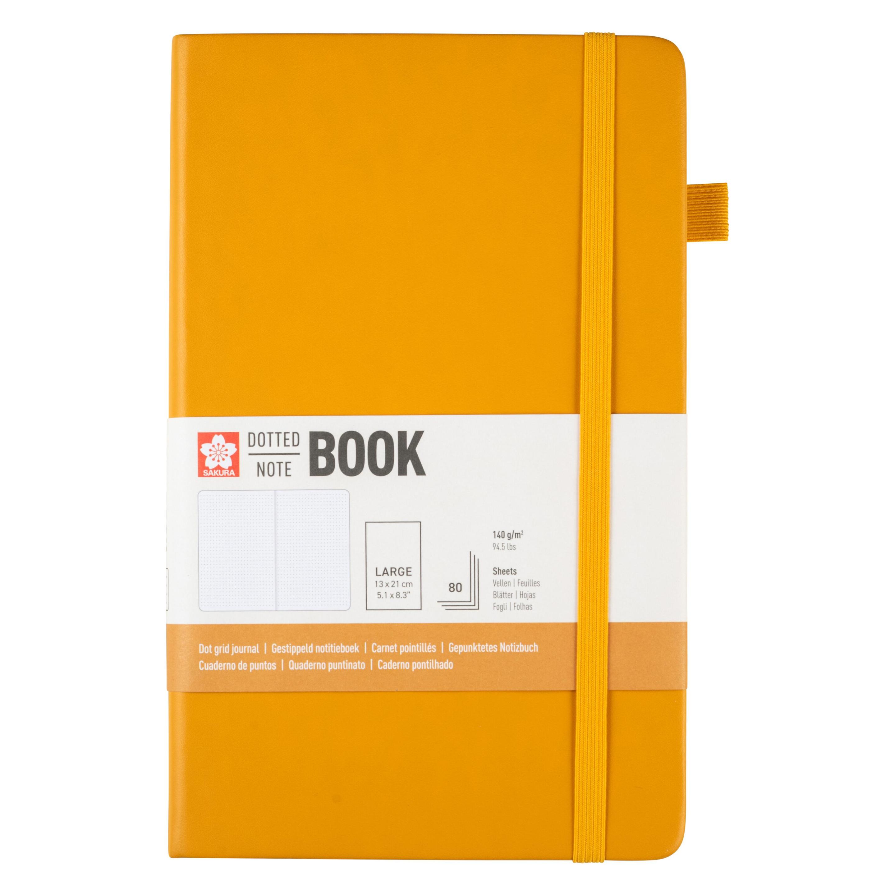 Sakura, Notitieboekje + Schrijfblok, Notizbuch Ca. A5 Punktraster, Japanischer Kerrie Hardcover 160 Seiten (A5, Hardcover)