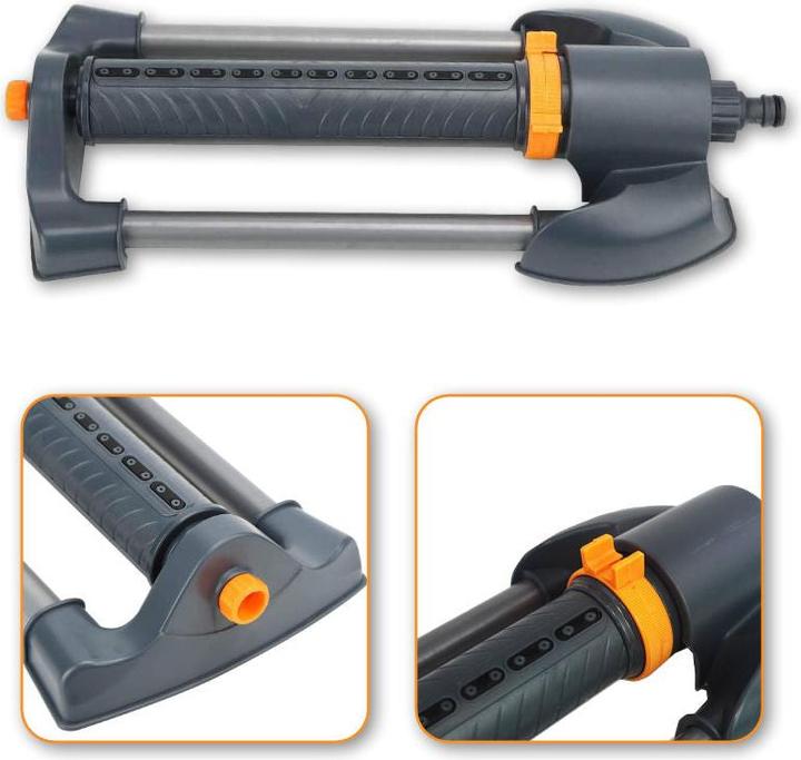 Immagine prodotto Hermex Irrigatore per prato Irrigatore per giardino Sistema di irrigazione Sistema di irrigazione (Irrigatore quadrato)