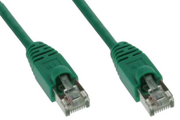 Produktbild Aquatuning Patchkabel, S-FTP, Cat.5e, grün, 5m (SF/UTP, CAT5e, 5 m)