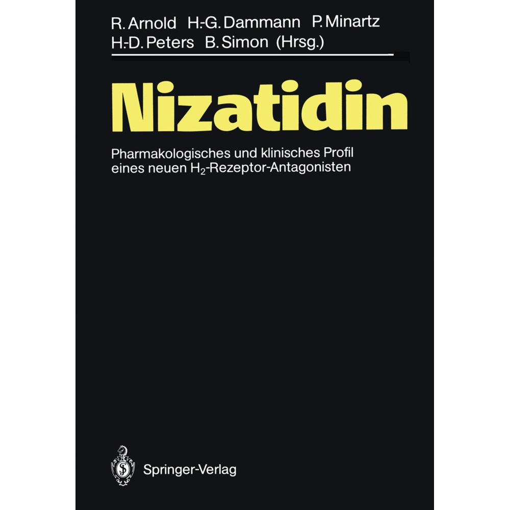 Nizatidin, Fachbücher von Hans-Dieter Peters, Rudolf Arnold, Bernd Simon, Peter Minartz, Hanns-Gerd Dammann