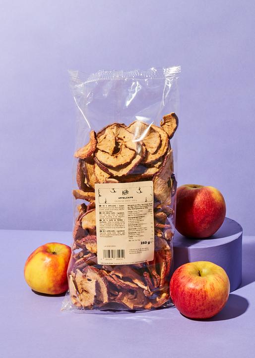 Actual product image KoRo Dried apple crisps, "Elstar" variety (250 g)