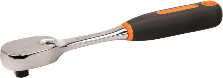 Produktbild Bahco Birnenförmige 1/2"-Umschaltknarre mit 80 Zähnen und 4,5°-Rückschwenkwinkel, 270 mm (1/2")