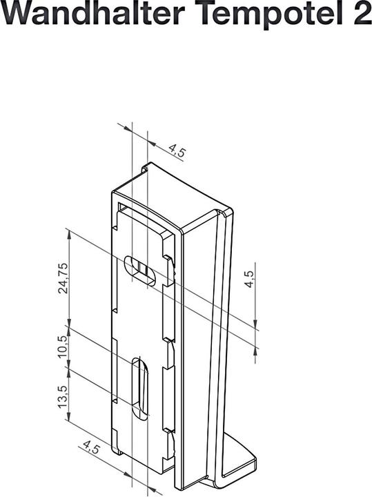 Produktbild Elero TempoTel2 10-Kanal Handsender BIDI m.integr. Zeitschaltuhr, reinweiss inkl