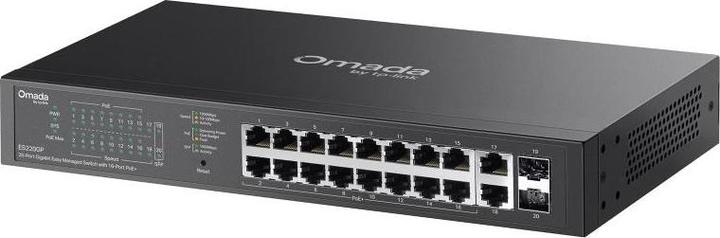 Produktbild TP-Link 20-Port Gigabit PoE+ Switch mit Cloud Management & 16 PoE-Ports (20 Ports)