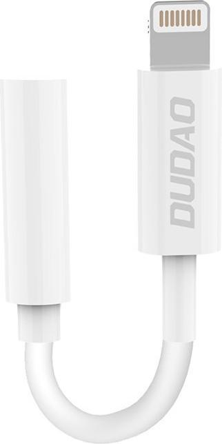 Dudao Audio-Adapter Kopfhörer-Adapter von Lightning auf 3,5 mm Mini-Klinke weiss (L16i weiss) (Klinkenadapter)