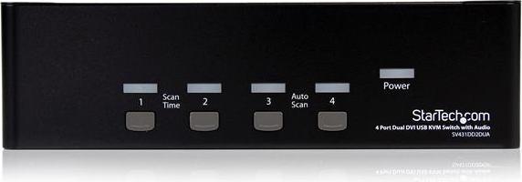 Produktbild StarTech .com 4 Port Dual DVI USB KVM Switch