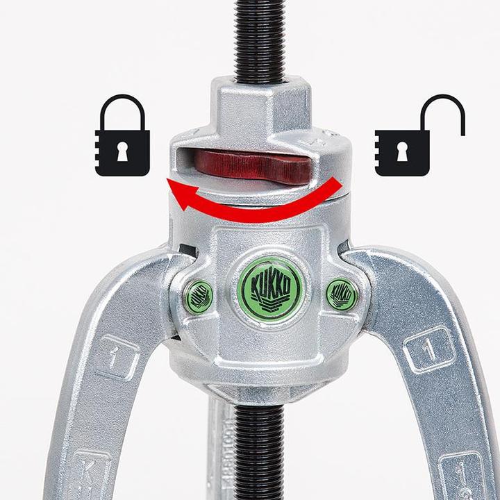 Actual product image Magni KUKKO K-486-1-22 3-arm combination puller set with locking mechanism