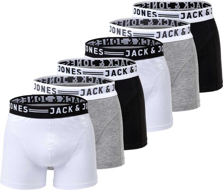 Immagine prodotto Jack & Jones Boxer casual elasticizzati (XL, confezione da 6)