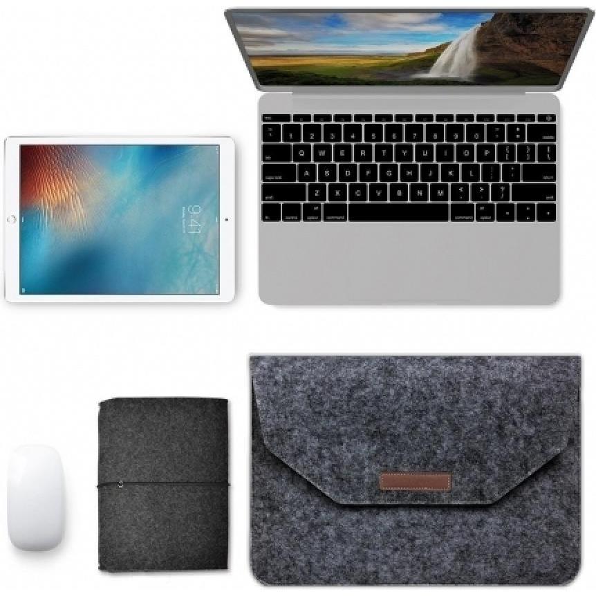 Thumbnail - Screenguard 2-in-1 Notebooktasche (16", Apple, Universal), Notebooktasche, Grau
