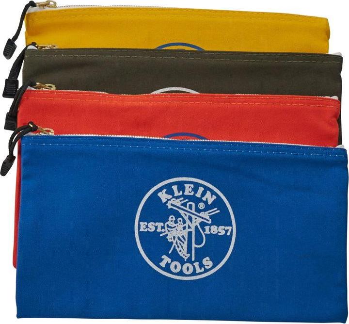 Klein Tools Zippered pockets 4Pack for tools