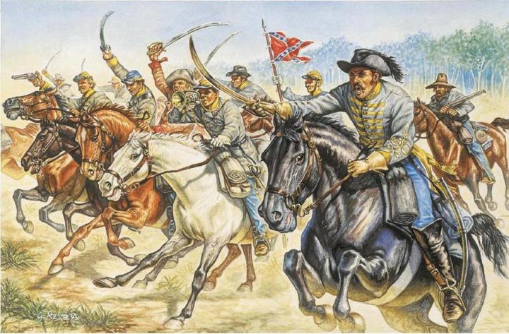 Actual product image Italeri Conf. Cavalry 1863