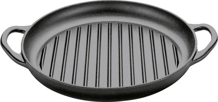 Küchenprofi Grillpfanne 'Provence' (30 cm, Grillpfanne, Gusseisen)