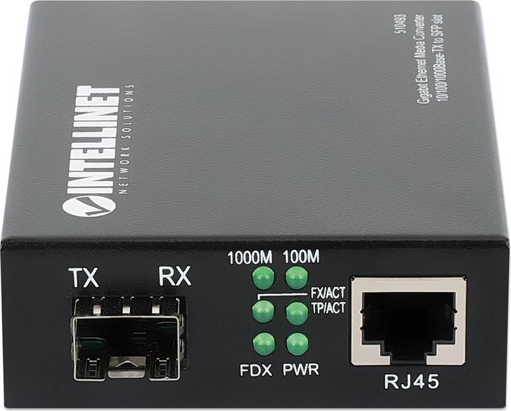 Image du produit Intellinet 10/100/1000Base-TX sur slot SFP SFP (Convertisseur de médias)