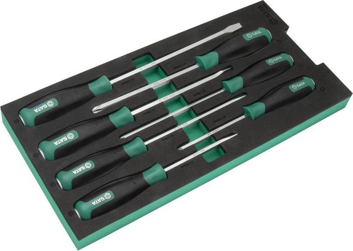 Actual product image SATA Softgriff Kombi-Schraubendreher-Einlage, 7-tlg.