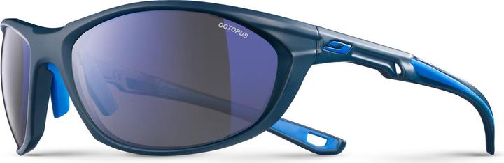 Actual product image Julbo Race 2.0 Nautical Octopus Sunglasses (Blue, Smoke Flash Blue)