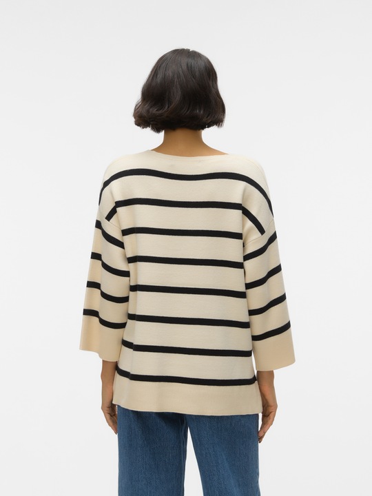 Produktbild Vero Moda V-Ausschnitt Tief angesetzte Schulter Pullover Strickpullover (XS)