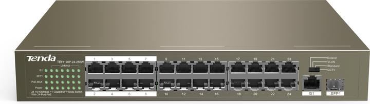 Productafbeelding IPC Switch 26-poorts FE F1126P-24-250W 24x PoE (24 ports)