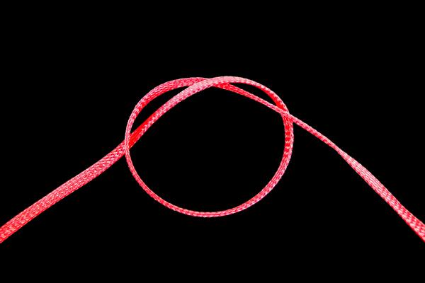 Actual product image Phobya Flex Sleeve 6mm (1/4' UV red 1m (Cable conduit, 100 cm)