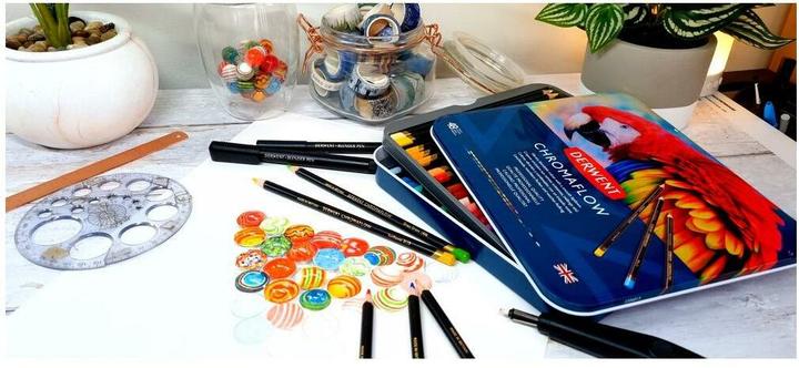 Actual product image Derwent Chromaflow coloured pencils, multicoloured, 3.5 mm, 48 pieces (48 x)