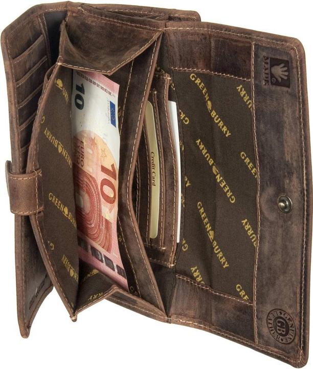 Actual product image Greenburry Long Wallet Vintage Ladies Wallet Large