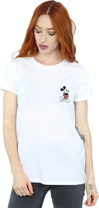 Immagine prodotto Disney Mickey Mouse Kickin Retro Chest Maglietta Ampia Donna (M)