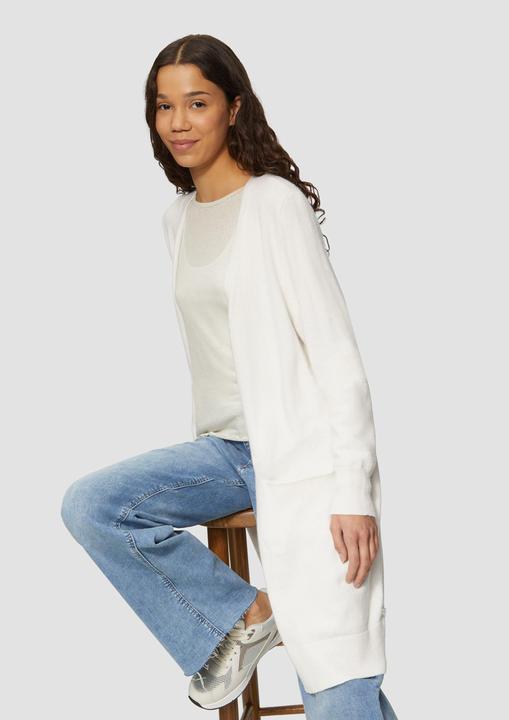 Produktbild S.Oliver Strickjacke Lange Strickjacke aus Viskosemix (S)