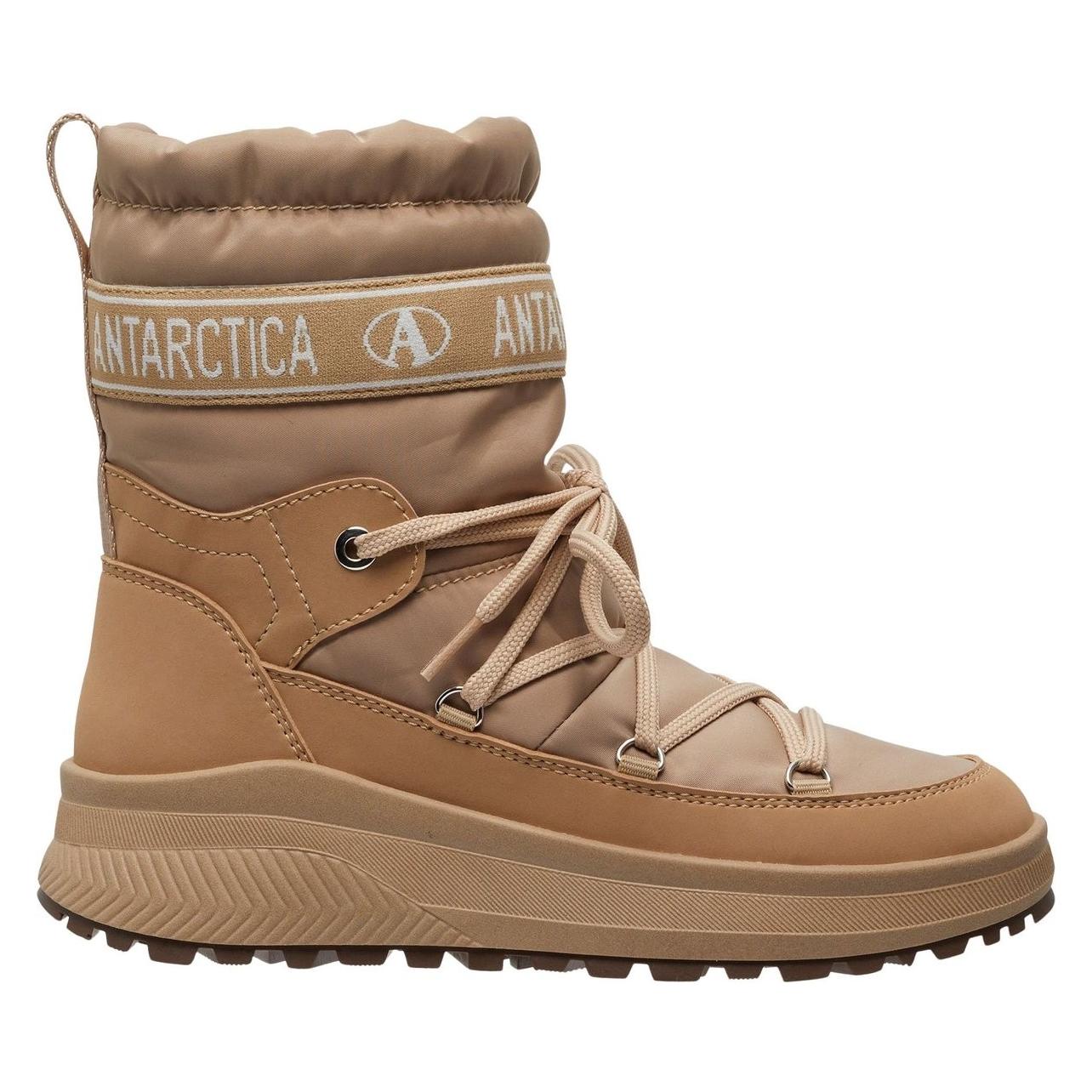 Antarctica, Vrouwen, Laarzen, Dames Snowboot 8709 Beige - Maat 40, Beige, (40)