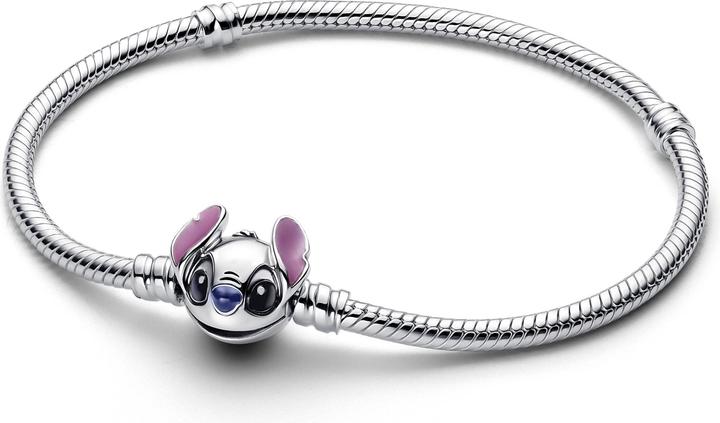 Immagine prodotto Pandora Disney Stitch Schlangen Gliederarmband (18 cm, Smalto, Argento 925)