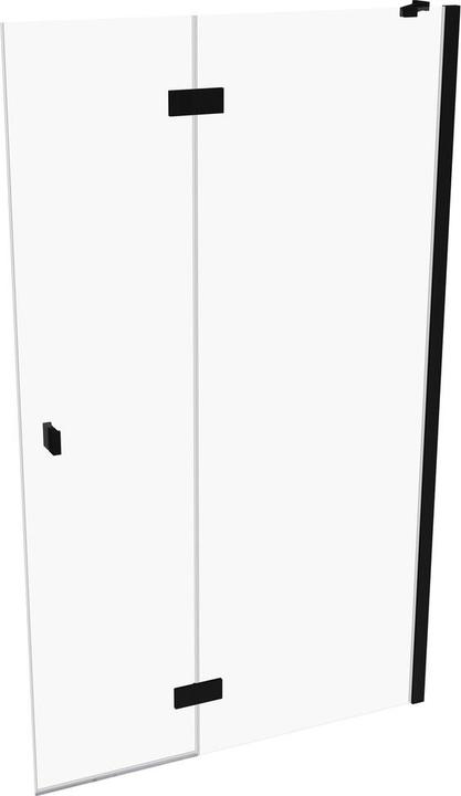 Actual product image Hüppe SolvaPro pivot door partially framed, 4-corner, with fixed segment, right-fixing, width: 1200 (211 cm, 120 cm)