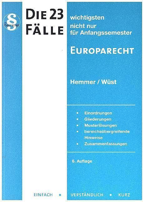 Immagine prodotto I 23 casi più importanti del diritto europeo (Tedesco)