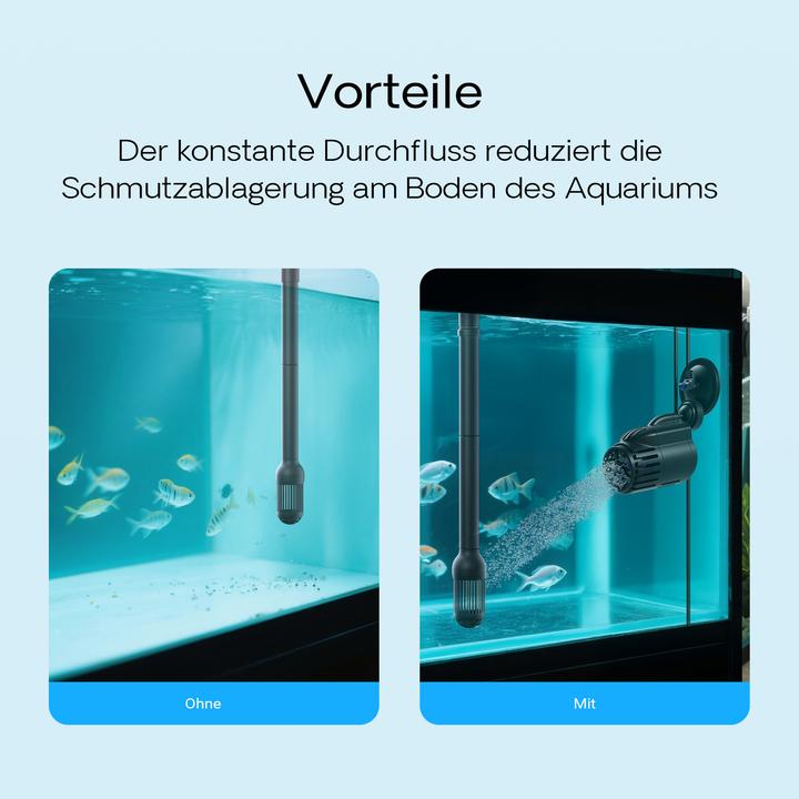 SunSun JVP-110A Pompe de brassage Wavemaker Fixation par ventouse 2000l/h 2,5W Eau d’aquarium