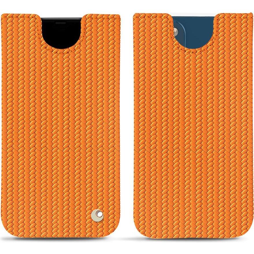Noreve Lederschutzhülle (Apple iPhone 14 Plus), Smartphone Hülle, Orange