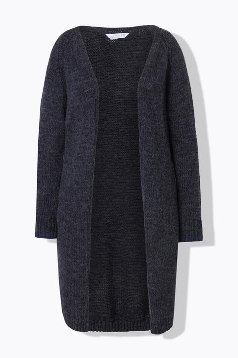 Produktbild Janet & Joyce Long-Strickjacke, offene Form, Grobstrick (46, 48)