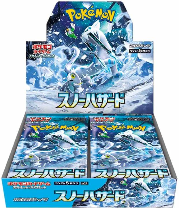 Pokémon Scarlet & Violet Snow Hazard (SV2P) Booster Display (Japonais, Affichage du booster)