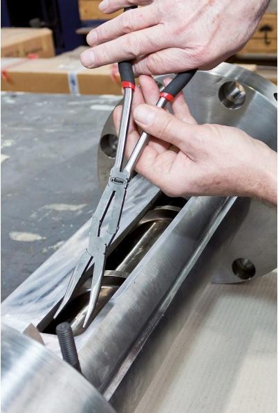 Produktbild Vigor Flachrund-Zange mit Doppelgelenk ∙ V2782 ∙ 335 mm (335 mm)