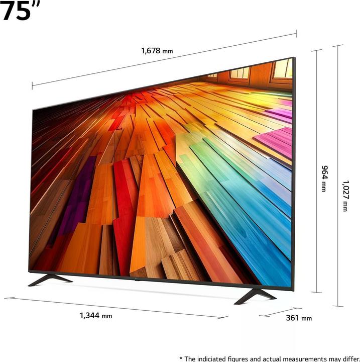 Actual product image LG 75UT80006LA (75", UT80, LCD, 4K, 2024)