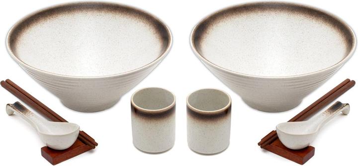 Intirilife Ramen Schüssel Set (23 cm, 1.10 l, 10 x)