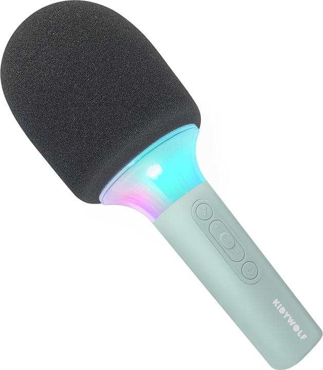 Kidywolf Mikrofon Bluetooth mit Licht grün