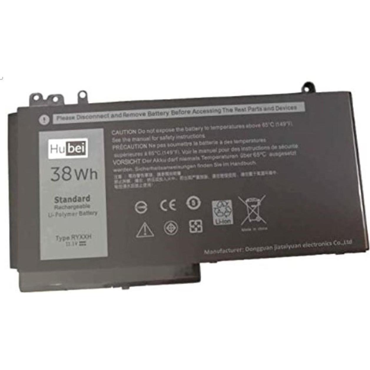 Dell Battery 3 Cell 38Whr (3 Zellen), Notebook Akku, Schwarz