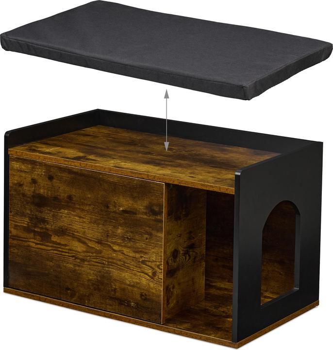 Produktbild Relaxdays Katzenkloschrank