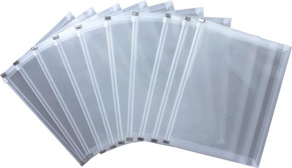 Produktbild Herba-Plastic Gleitverschlussmappe A5 quer XL 10 Stk. (A5, 10 x)
