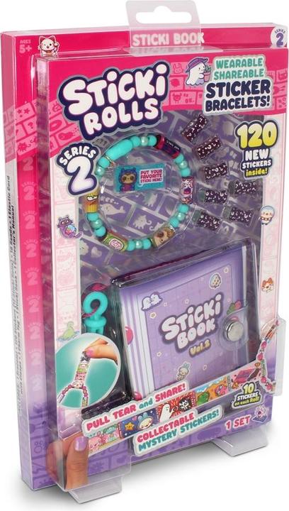 Immagine prodotto Jazwares Sticki Rolls Sticki Book Pack W2 (120 Adesivo)