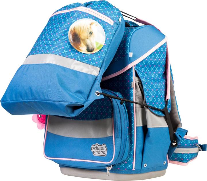 Immagine prodotto School-Mood Set di zaini per la scuola Timeless Pro da 7 pezzi (23.50 l)
