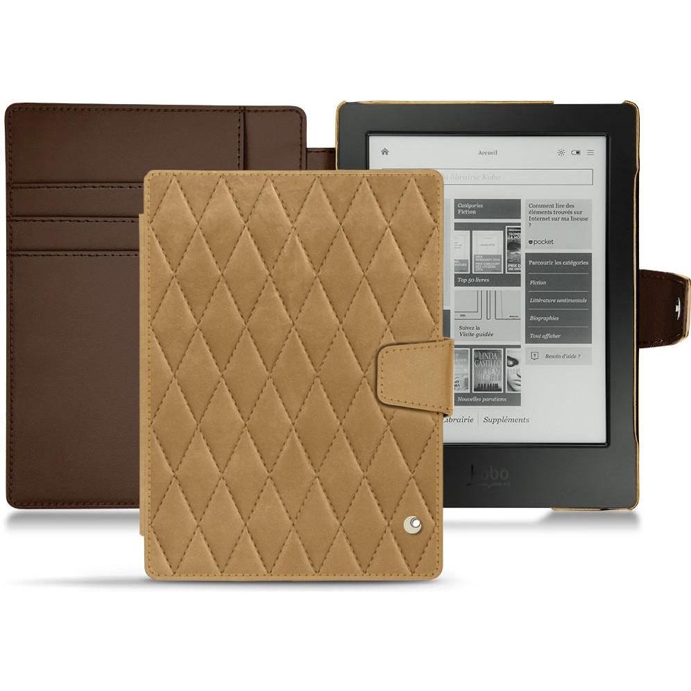 Noreve Lederschutzhülle Wallet (Aura H2O), Tablet Hülle, Braun
